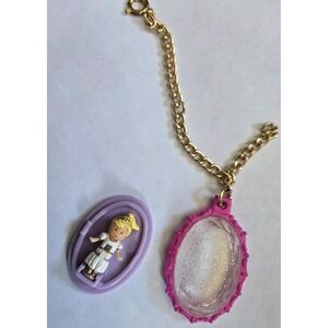 Rare Polly Pocket Jewel Surprise Necklace – Bluebird 1993 – complete plus flaw
